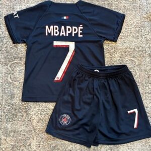 Mbappe Paris Kids Soccer Jersey SMALL MEDIUM LARGE XL - New W Tags - Ships Today